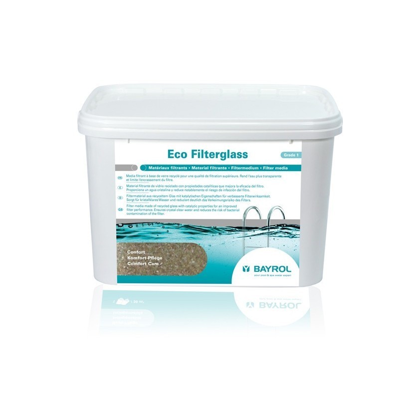 Medio filtrante Eco Filterglass grado 1 (20kg) de Bayrol