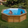 Piscina de madera Gre Violette redonda Ø511x124