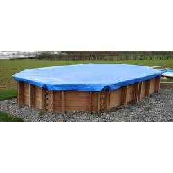Cubierta invierno Gre Terra Pools ovalada 550 g/m²